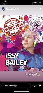 Issy Bailey represents GB in her third Paralympics
